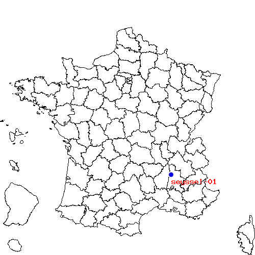 localisation sur le carte de seyssel-01 