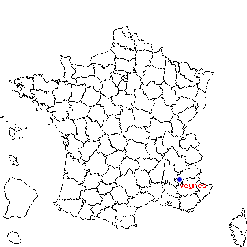 localisation sur le carte de veynes 