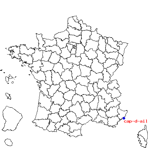 localisation sur le carte de cap-d-ail 