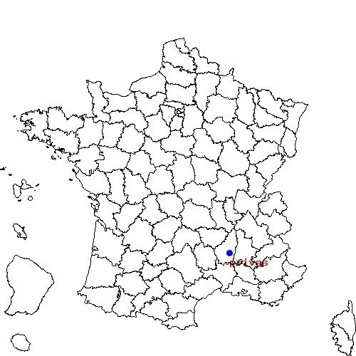 localisation sur le carte de privas 