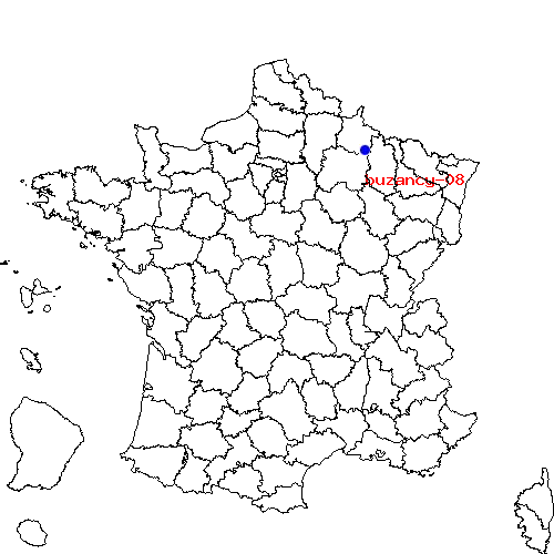 localisation sur le carte de buzancy-08 