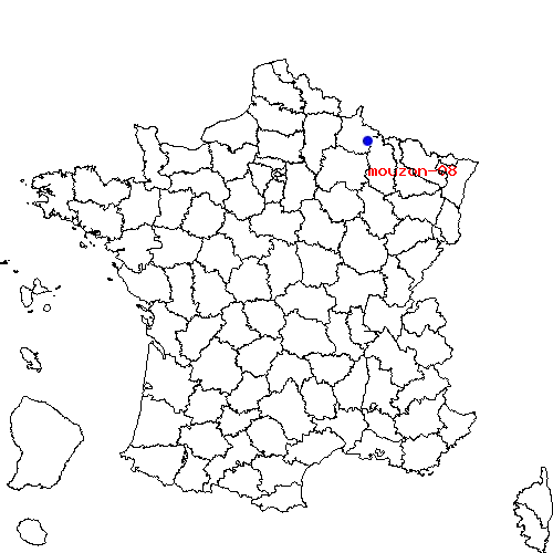 localisation sur le carte de mouzon-08 
