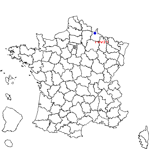 localisation sur le carte de revin 