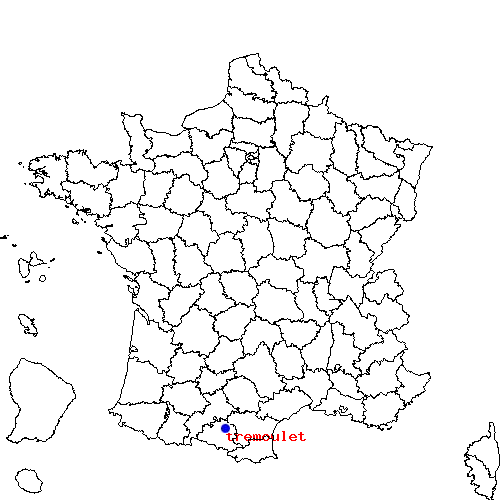 localisation sur le carte de tremoulet 