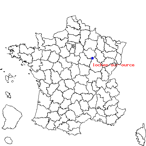 localisation sur le carte de loches-sur-ource 