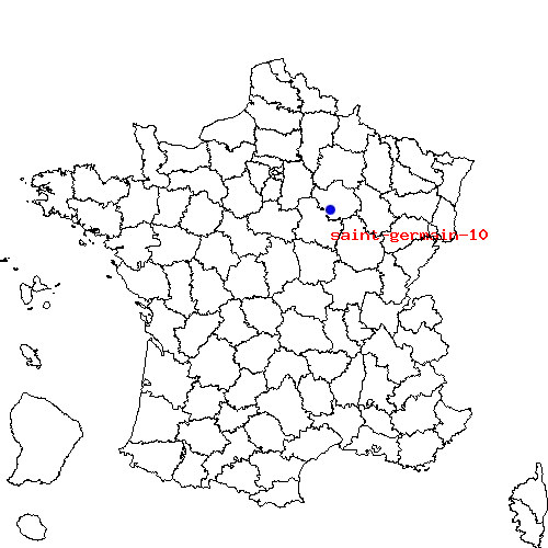 localisation sur le carte de saint-germain-10 