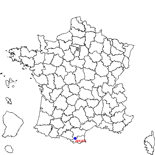 localisation sur le carte de axat 