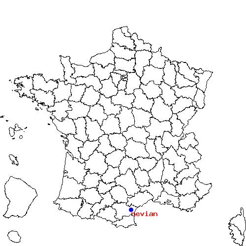 localisation sur le carte de nevian 