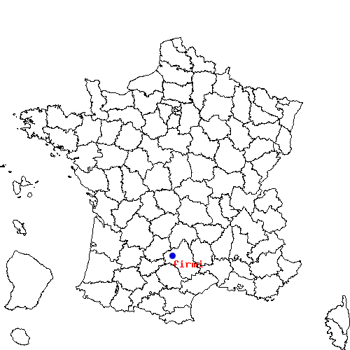localisation sur le carte de firmi 