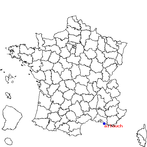 localisation sur le carte de allauch 