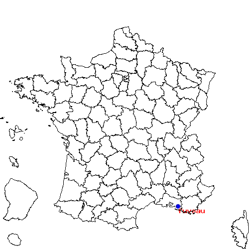 localisation sur le carte de fuveau 