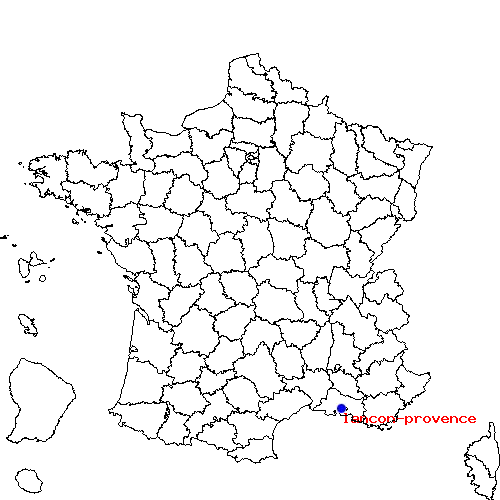 lancon-provence sur la carte de France localisation sur le carte de lancon-provence