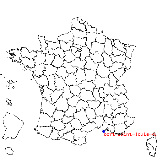 localisation sur le carte de port-saint-louis-du-rhone 