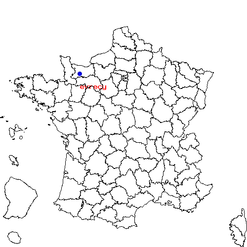 localisation sur le carte de evrecy 
