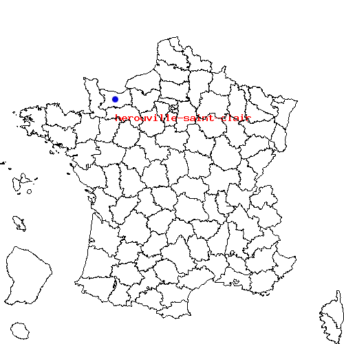 localisation sur le carte de herouville-saint-clair 