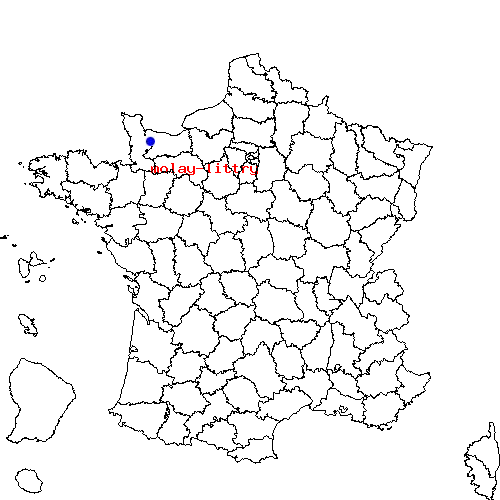 localisation sur le carte de molay-littry 