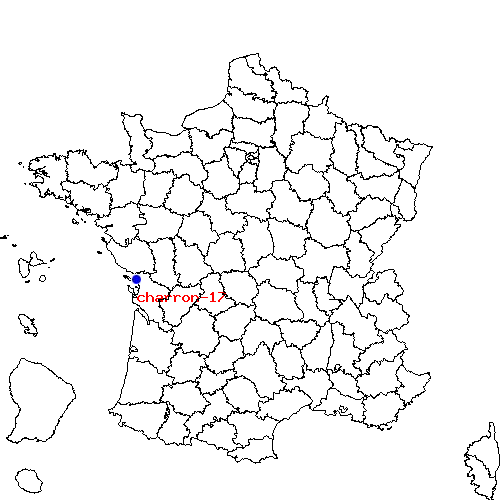 localisation sur le carte de charron-17 