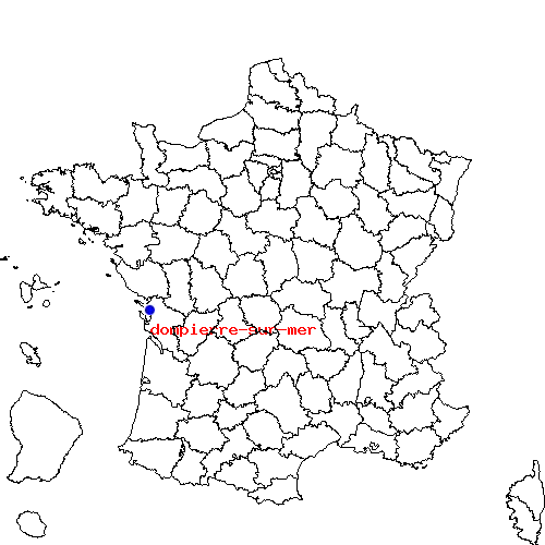 localisation sur le carte de dompierre-sur-mer 