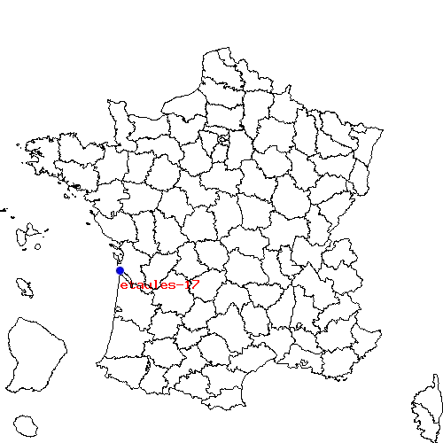 localisation sur le carte de etaules-17 