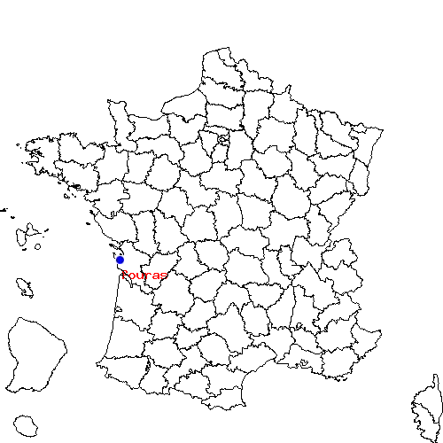 localisation sur le carte de fouras 
