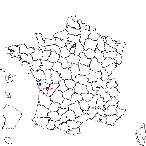 localisation sur le carte de jarne 