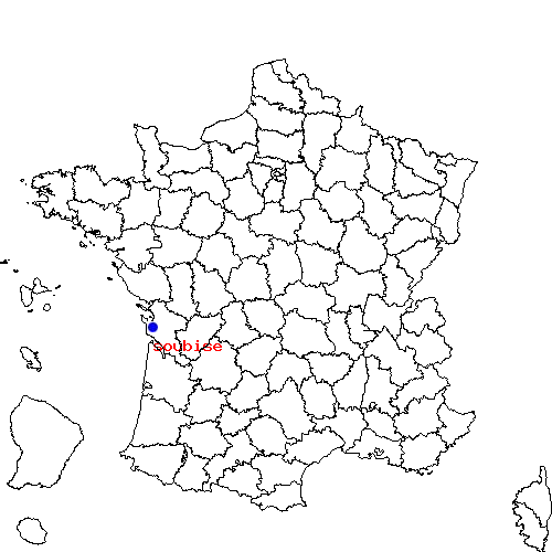 localisation sur le carte de soubise 