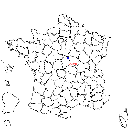 localisation sur le carte de lere 
