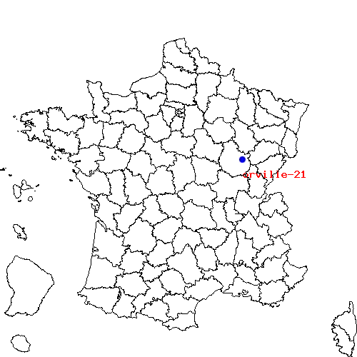 localisation sur le carte de orville-21 