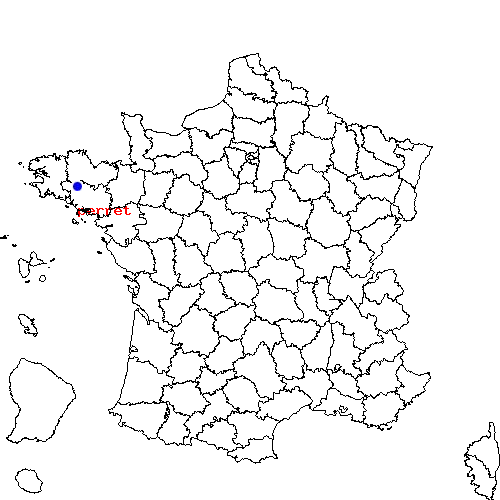 localisation sur le carte de perret 