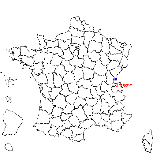 localisation sur le carte de jougne 