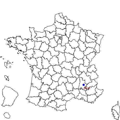 localisation sur le carte de die 