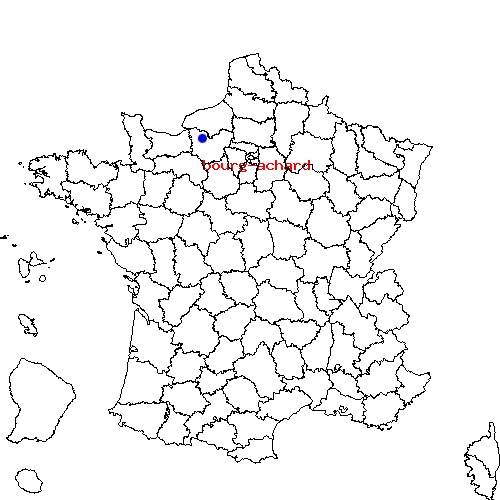 localisation sur le carte de bourg-achard 