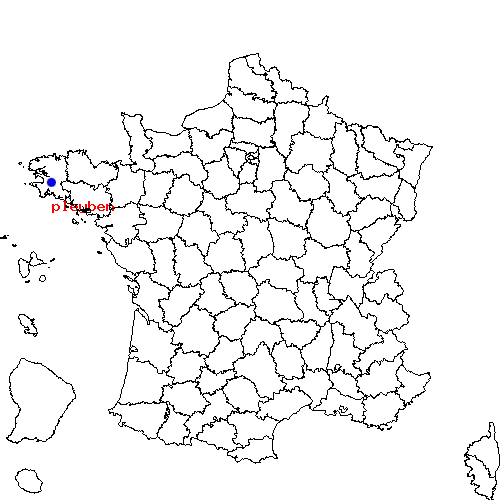 localisation sur le carte de pleyben 