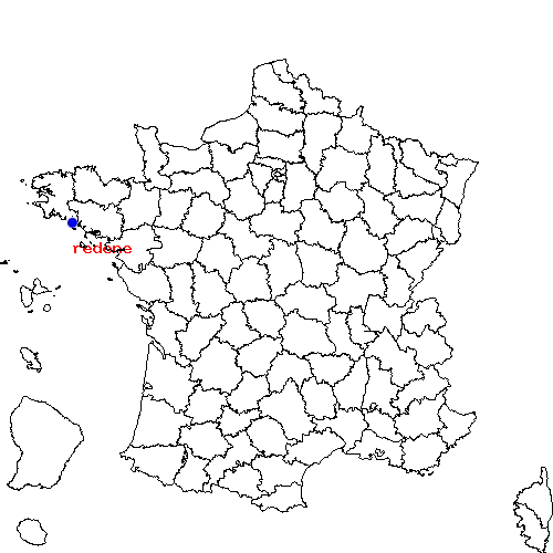 localisation sur le carte de redene 