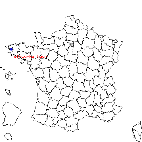 localisation sur le carte de relecq-kerhuon 