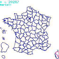 localisation sur le carte de Meria 20287