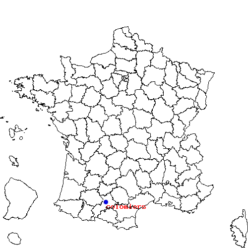 localisation sur le carte de colomiers 