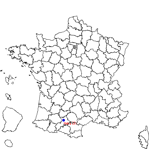 localisation sur le carte de seilh 