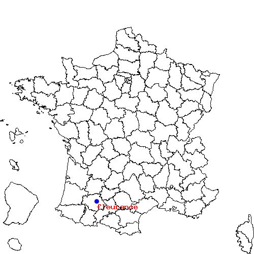 localisation sur le carte de fleurance 