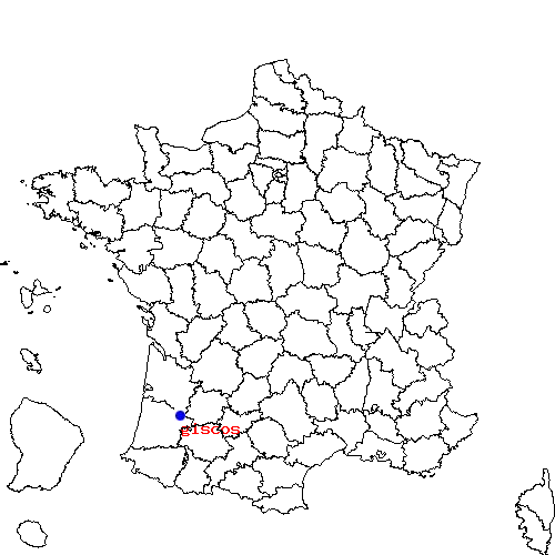 localisation sur le carte de giscos 