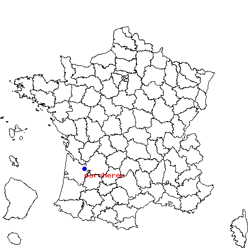 localisation sur le carte de porcheres 
