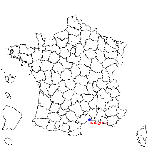 localisation sur le carte de mauguio 