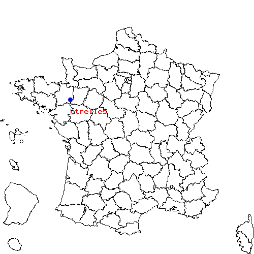 localisation sur le carte de etrelles 