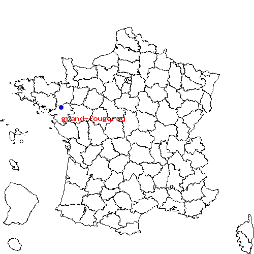 localisation sur le carte de grand-fougeray 