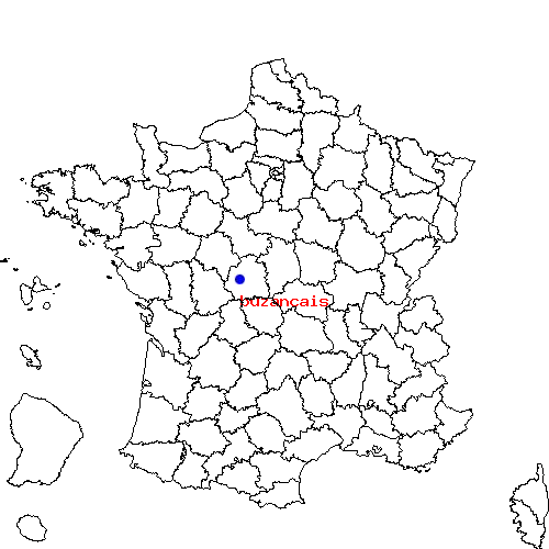 localisation sur le carte de buzancais 