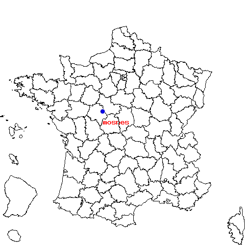 localisation sur le carte de mosnes 