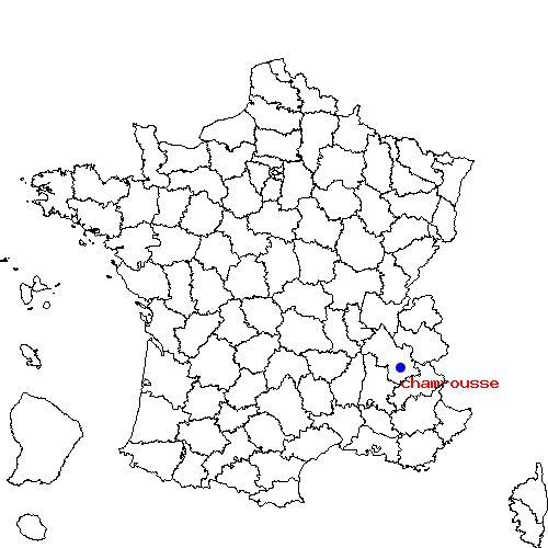 localisation sur le carte de chamrousse 