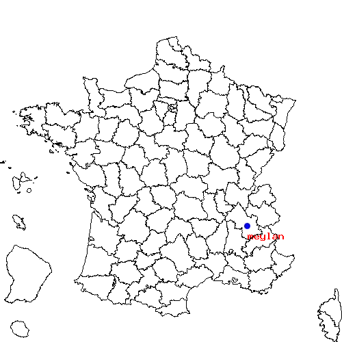 localisation sur le carte de meylan 