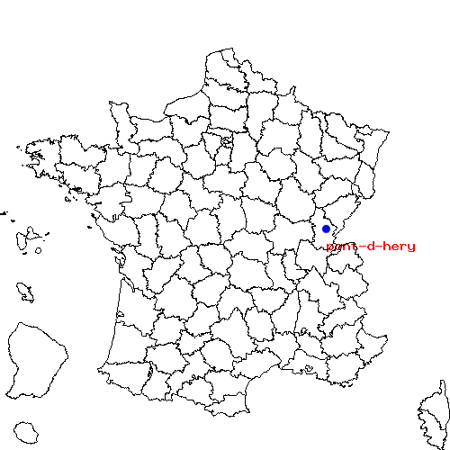 localisation sur le carte de pont-d-hery 
