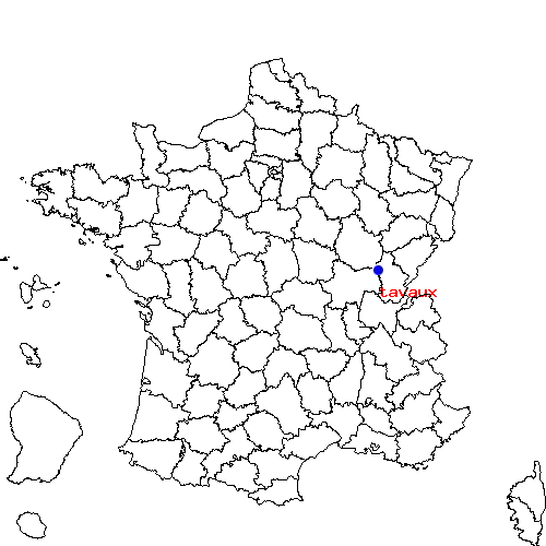 localisation sur le carte de tavaux 